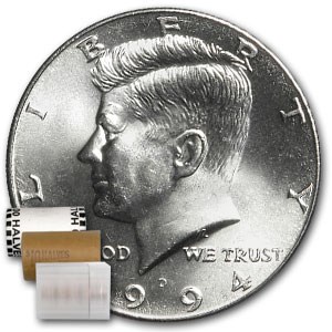 1994-D Kennedy Half Dollar 20-Coin Roll BU 1994-D Kennedy Half Dollar 20-Coin Roll BU